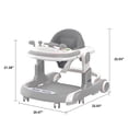 thumbnail image 4 of BEJOLO 5-in-1 Baby Walker with Adjustable Height, Removable Seat & Toy Tray – Non-Slip Design for Infants (Grey), 4 of 11