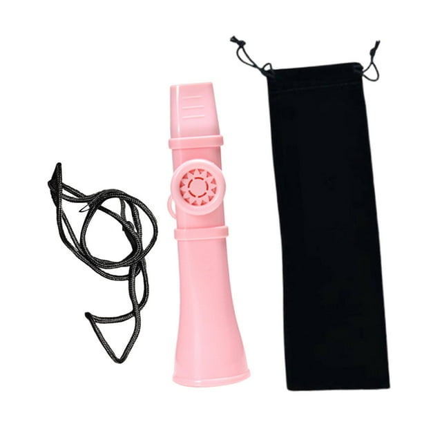 Kazoo - Flauta de boca fácil de aprender con bolsa de almacenamiento para ukelele, teclado para adultos Rosa