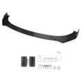 thumbnail image 3 of IKON MOTORSPORTS Compatible with 62"-66" Width Car, Adjustable Front Bumper Lip Spoiler Fits BMW Lexus Honda Toyota Gloss Black PP, 3 of 9