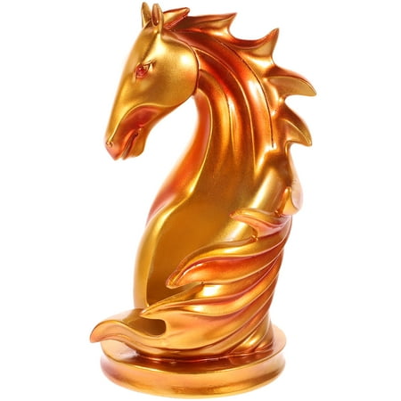 Hemoton Horse Shaped Wine Bottle Holder Resin Horse Shape Red Wine Display Rack for Tabletop