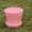 Pink, variant on GXFMYA Tall PP Resin Planter Pots with Drainage - 4.9" High-Waist Stackable Planters for Balcony/Indoor Gardening, UV & Frost-Resistant Lightweight Pots for Vegetables, Herbs & Flowers