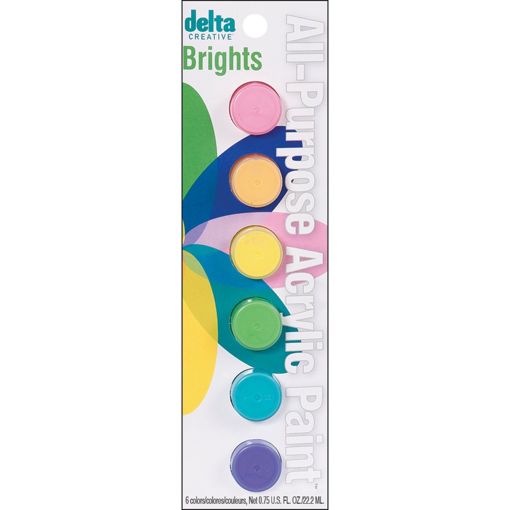 AllPurpose Acrylic Paint PotsBrights