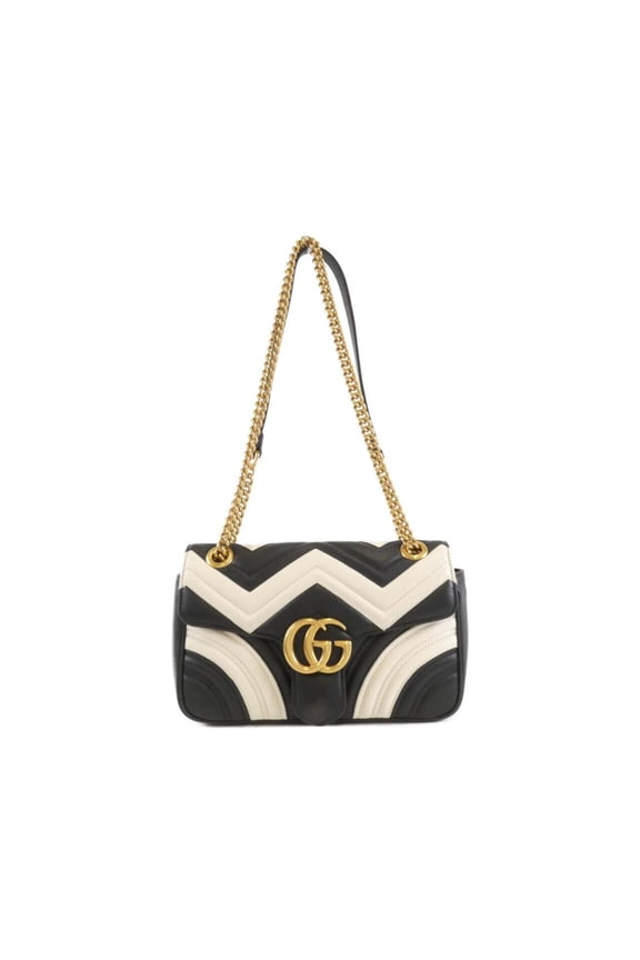 Pre-Owned Gucci GG Marmont 443497 DRWST Shoulder Bag