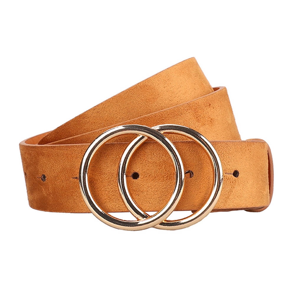 Women's Leather Belt Fashion Soft Faux Leather Waist Belts Walmart
