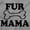 Sport Grey, variant on Fur Mama Cute Pet Owner Cat Dog Mom Women Plus Size Long Sleeve Graphic Tee Brisco Brands 3X