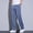Blue, variant on Mens Pants Casual Wide Leg Outdoor Trousers Elastic Athletic Fit Training Loose Pants Summer Cool Clothing Black Size 29