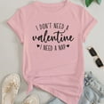 thumbnail image 3 of Women The One Who Loves Valentine's Day T-Shirt, 3 of 3