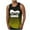 Yellow, variant on Axiiglly Tank Tops for Men Summer Beach Tank Tops Gradient Color Sleeveless Undershirts Palm Printed Gym Tank Top Casual Hawaiian Slimming Tank Tops