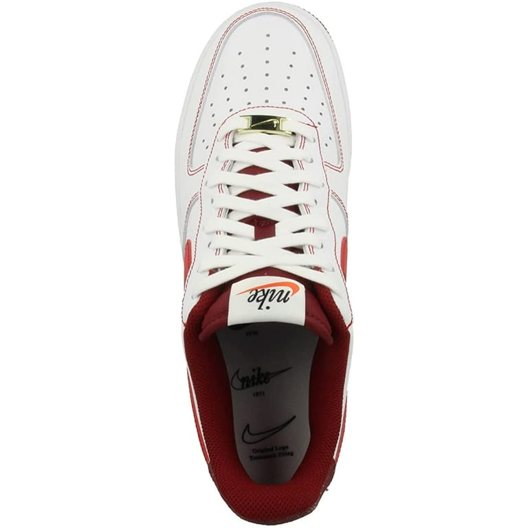 Men's Nike Air Force 1 '07 First Use Wht/University Red-Team Red (DA8478  101) - 9.5 