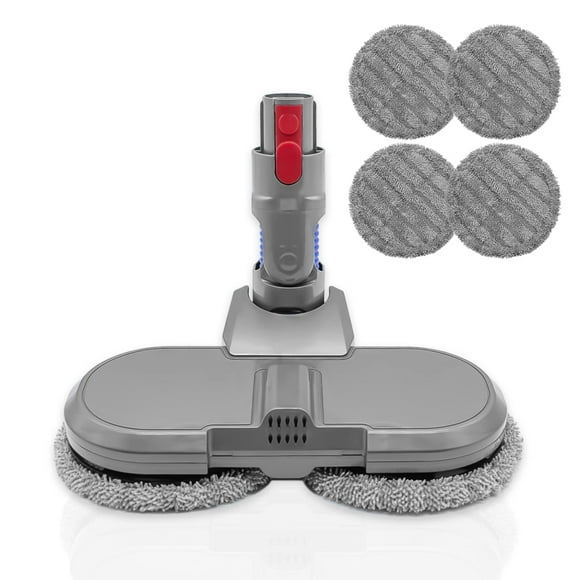 Electric Mop Head Compatible with Dyson V11 V10 V8 V7 Cordless Stick Vacuum Cleaner Hardwood Floor Attachment wet and dry dual-use