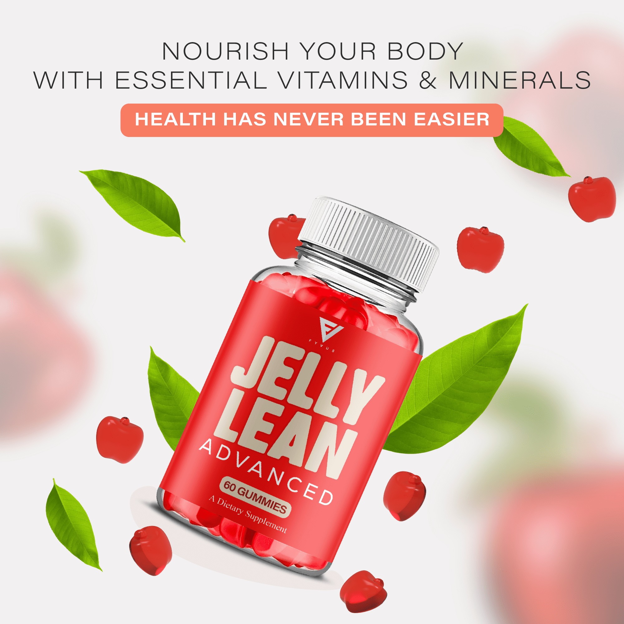(2 Pack) Jelly Lean Gummies, Jelly Lean Weight Management Gummy (120 Gummies)