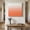 Orange, variant on Ships Next Day Canvas Wall Art 12"x12", Morocco Orange Wood Framed Canvas Print Painting, Modern Geometric Gradient Simple Ready to Hang Small Picture Wall Decor for Home Kitchen Dining Room Office