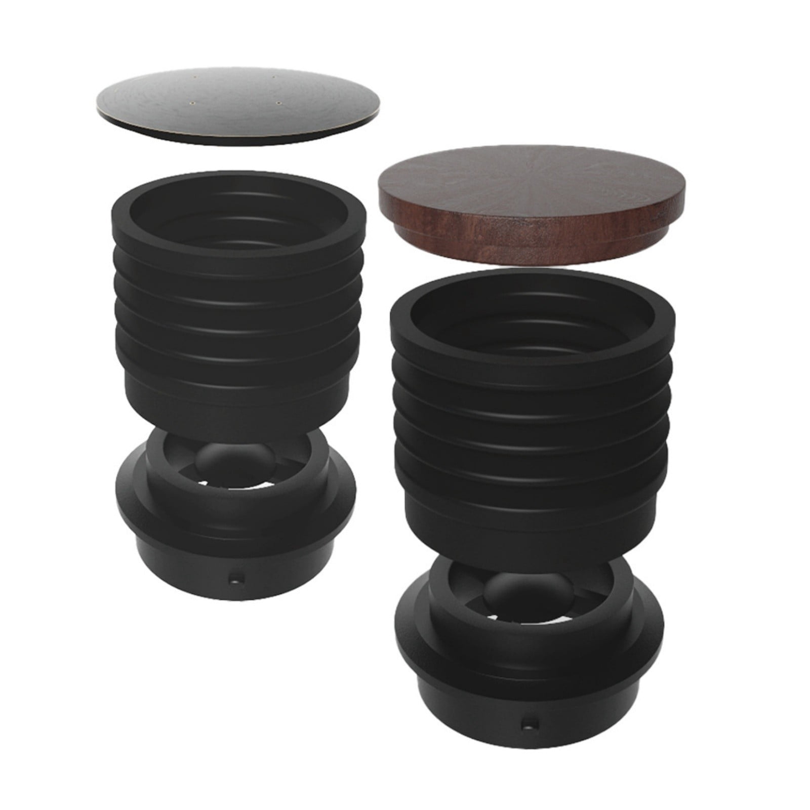 Single Dose Hopper with Bellows Lid Compatible with Baratza Encore Virtuoso Coffee Grinder