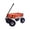 Orange, variant on Berlin Big-Foot Kid's Wagon by AmishToyBox.com - Perfect Wagon for Children and Toddlers - Amish Made in Ohio, USA - 10" No-Flat Tires Orange