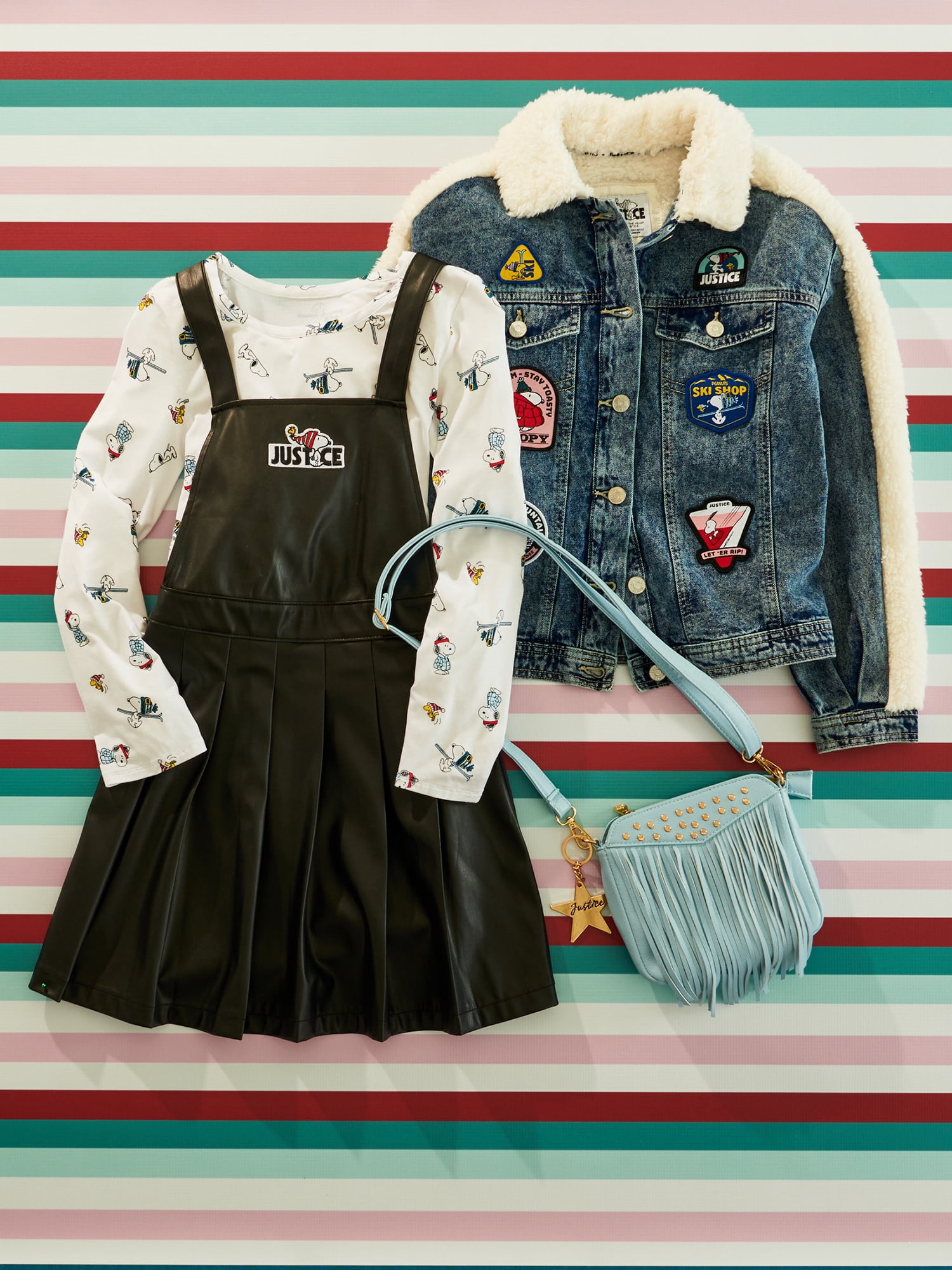 Justice x Snoopy Girls 2Fer Dress, Sizes XS - XLP