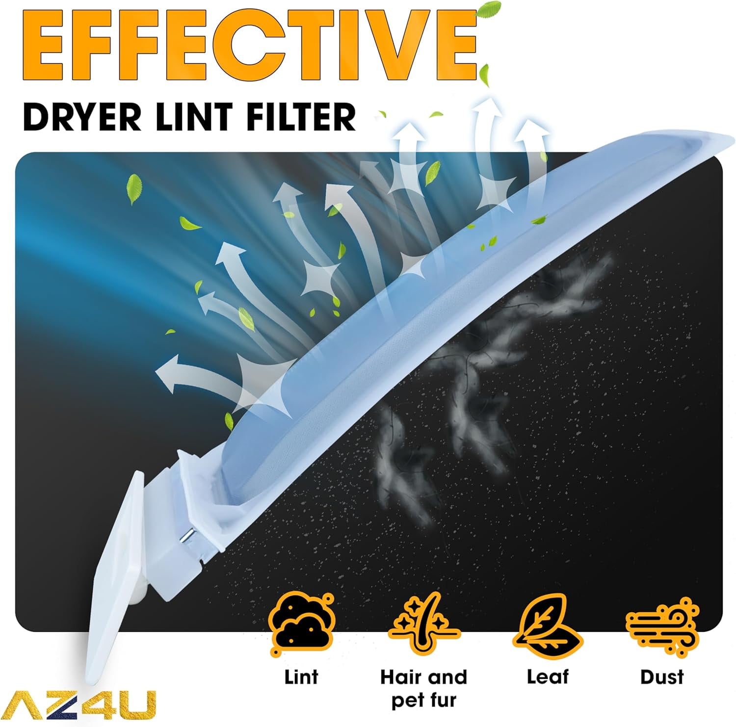 W10717210 Dryer Lint Screen Filter Replacement for 8557882 W10641634 8558459 8558463 8559787 348851 689465 8557857 - Compatible with Whirlpool Kenmore Estate Maytag Dryer Lint Trap