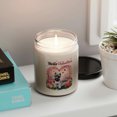 thumbnail image 5 of Hello Valentine’s Day Scottish Terrier Flower Crown Romantic Pink Floral Soy Wax Candle Scottie Dog Lover Gifts 9oz White Birch & Black Pepper Candle - 00031, 5 of 5