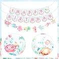 thumbnail image 4 of Ocean Birthday Party Decorations for Girl, Ocean Theme Happy Birthday Banner Sea Animal Garland, Under the Sea Themed Party Supplies Marine Creature 1st 2nd 3rd Girls Birthday Decorations, 4 of 7