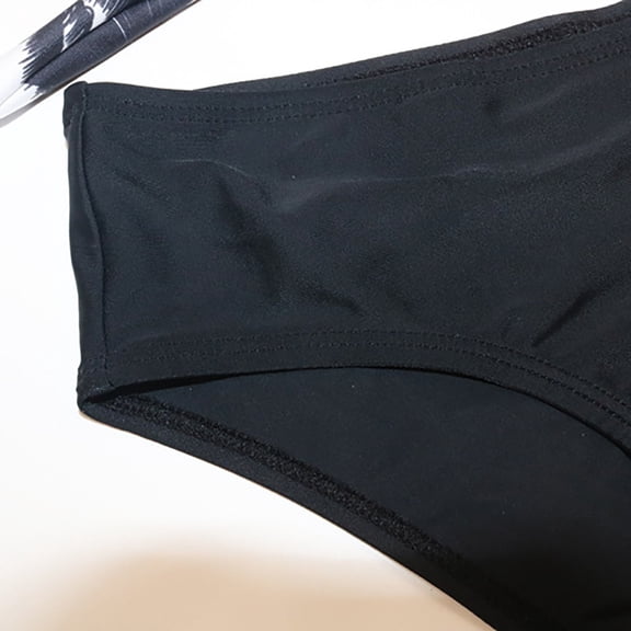 Vedolay Swimsuit for Girls Summer High Waisted Girls Two Piece Swimsuits Sleeveless Floral Cute Crop Tank Cool Comfortable Swimwear Adorable,Black 10-12Years