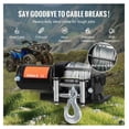 thumbnail image 4 of ATV Winch 3000 lb Electric, UTV Winch Waterproof IP55, Steel Cable, Wired Remote Control, 4 of 6