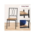 thumbnail image 4 of Eastvita 5-Piece Dining Table Set for 4 Modern/Small-Space Solution for Dining Room/Kitchen with Metal Frame Rectangular Table, 4 of 5