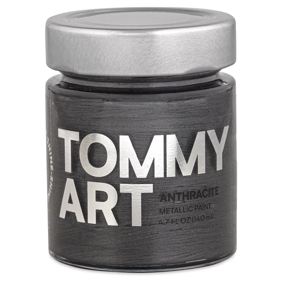 Tommy Art Mineral Paint - Anthracite (Metallic), 140 ml