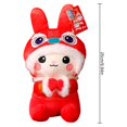 thumbnail image 2 of Rabbit Plush Toy For Kids Creative Mascot Doll For Home Decor New Year Gift, 2 of 13