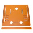 thumbnail image 1 of Cutting Machine Base Plate, 28x25cm Circular Saw Base Plate Cuttable 19cm  for Woodworking, 1 of 7