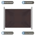 thumbnail image 6 of Privacy Screen Fence Heavy Duty with Grommets Waterproof - Custom Screen Fence UV & Weather Resistant for Outdoor Porch, Balcony, Garden, Backyard, Swimming Pool (6' x 30', Coffee), 6 of 7