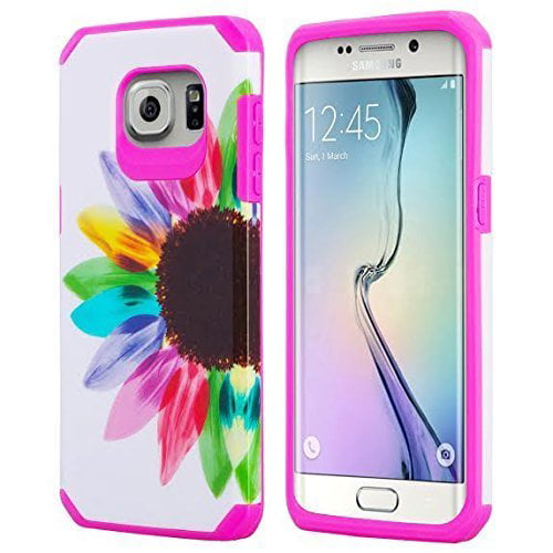 S7 Case Sunshine Tech Galaxy S7 Case Baseball Sports Pattern Shock-Absorption Hard PC and Inner Silicone Hybrid Dual Layer Armor Defender Protective Case Cover for Samsung Galaxy S7