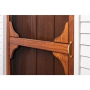 HAMPTON PRODUCTS-WRIGHT Wood Screen Door Hardware Set, Brass VS10BR