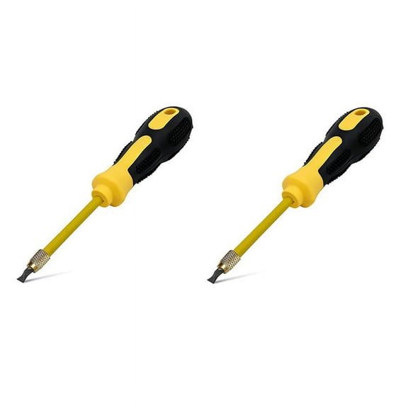 2X Grout Removal Tool 2 in 1 (Carbide Alloy Head), Grout Remover, Caulking Removal Tool, Grout Cleaning Tool, 2 * Grout Removal Tool,Yellow & black