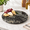 Black Fantasy-16'', variant on 16'' Namib Fantasy White Marble Lazy Susan for Kitchen Counter and Dining Table