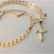 thumbnail image 1 of TBK Collar De Oro De 18 Quilates Con Colgante Clásico De Corazón De Virgen María Cruz Redondo Allah Amuleto Joyería, 1 of 4