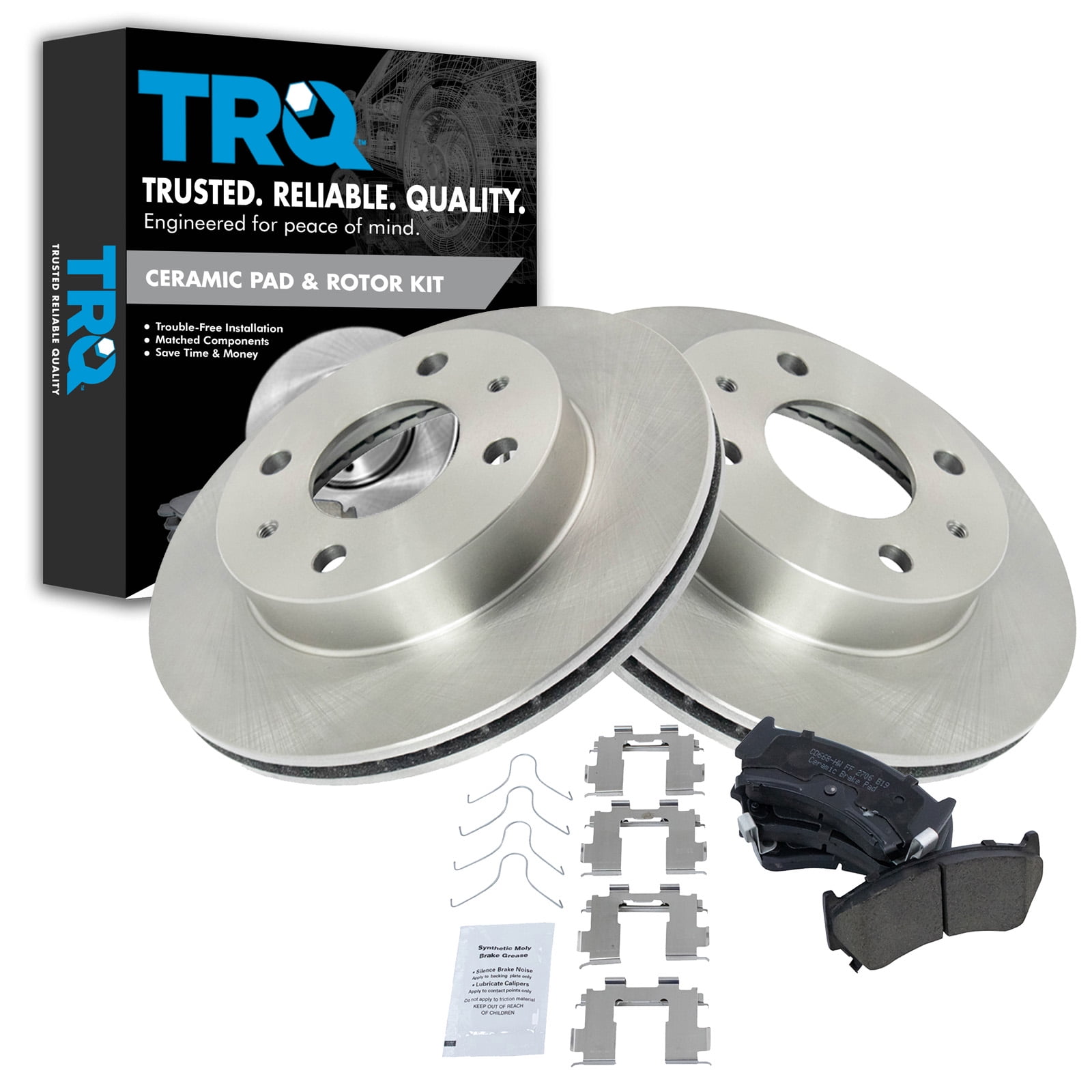Autos Part Outlet™ New Brake Pad & Rotor Kit Ceramic Front for Nissan 200SX Sentra
