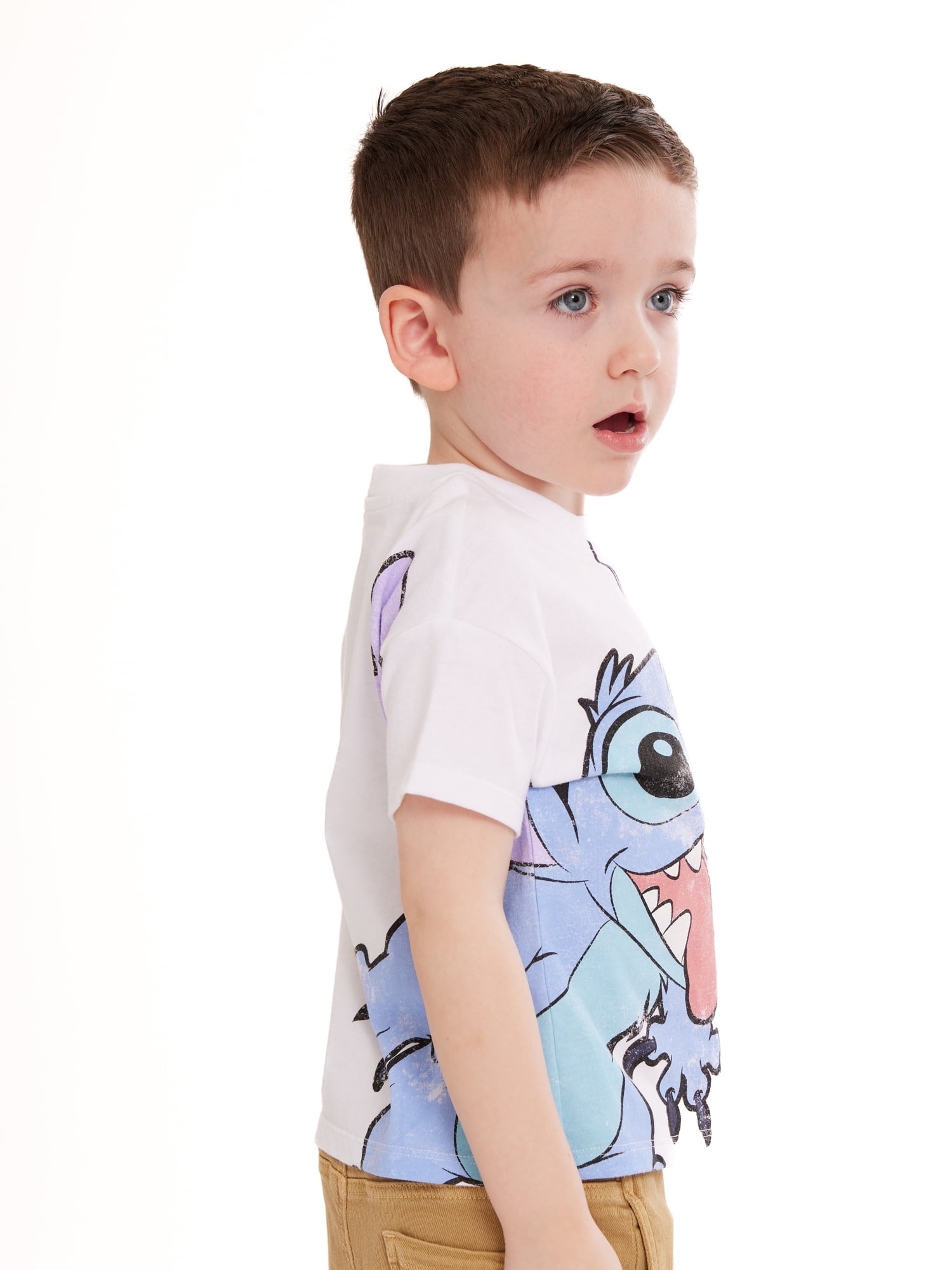 Stitch Toddler Boy Graphic Tees, 2-Pack, Sizes 2T-5T