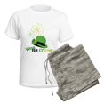 thumbnail image 5 of CafePress - Wee Bit Oirish Women's Light Pajamas - Women's Short Sleeve Print T-Shirt and Pants Light Cotton Pajama Set, 5 of 7