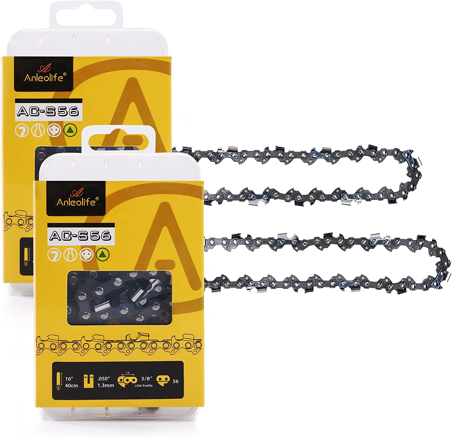 ACS56 Chainsaw Chain for 16" Bar 3/8" LP Pitch .050" Gauge, 56 Drive