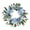 Blue, variant on Eolstice Artificial Floral Wreath, 19.6In Spring Summer Wreath Handmade Decorative Door Wreath, Farmhouse Greenery Wreath For Front Door Wall Wedding Home Decor,White