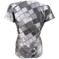 thumbnail image 2 of Non Metallic Disco Ball All Over Womens T-Shirt - X-Large, 2 of 2
