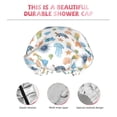 thumbnail image 3 of KLL Undersea Animals Pattern Shower Cap & Bath Cap for Women,Reversible Oversized Waterproof Shower Caps for all Hair Lengths,Elastic Reusable Bathing Hair Cap, 3 of 6
