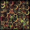 thumbnail image 1 of Juego de pegatinas holográficas del zodiaco, 100 unidades, de vinilo impermeable, 1 of 2