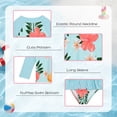 thumbnail image 4 of Zando Baby Girls Swimsuits 2 Piece Long Sleeve Rash Guard Set with Ruffle Cute Bathing Suits for Toddler UPF 50+ Sun Protection Quick Dry 3-8 Years, 4 of 7