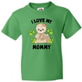 thumbnail image 3 of Inktastic Cute Sloth I Love My Mommy with Green Leaves Youth T-Shirt, 3 of 5