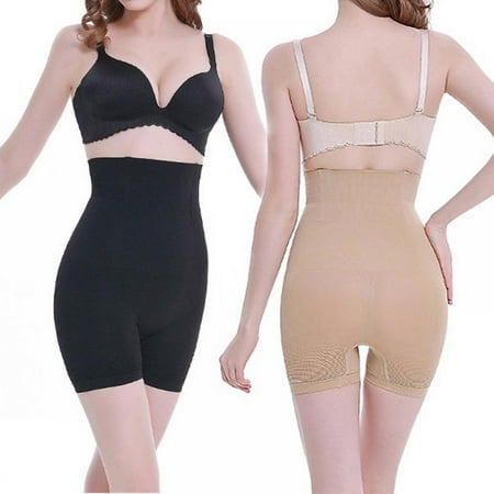 Women s Shapewear High Waisted Mid-Thigh Women Butt Lifter Shapewear Hi-Waist Double Tummy Control Panty Waist Trainer Body Shaper