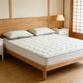 thumbnail image 4 of Thin Mattress Japanese Floor Mattress Striped Mattress Soft Thicken Cottons Quilt Washable Cottons Pad No Slipping Pad Quilt for Student Dormitory Bed Protective Pad, 4 of 6