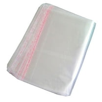 COSMOBETTY Plastic Mailing Bags Cellophane Bag Transparent 100 Pcs