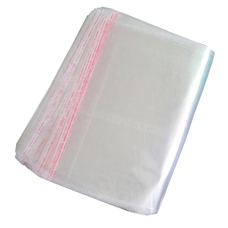 COSMOBETTY Plastic Mailing Bags Cellophane Bag Transparent 100 Pcs