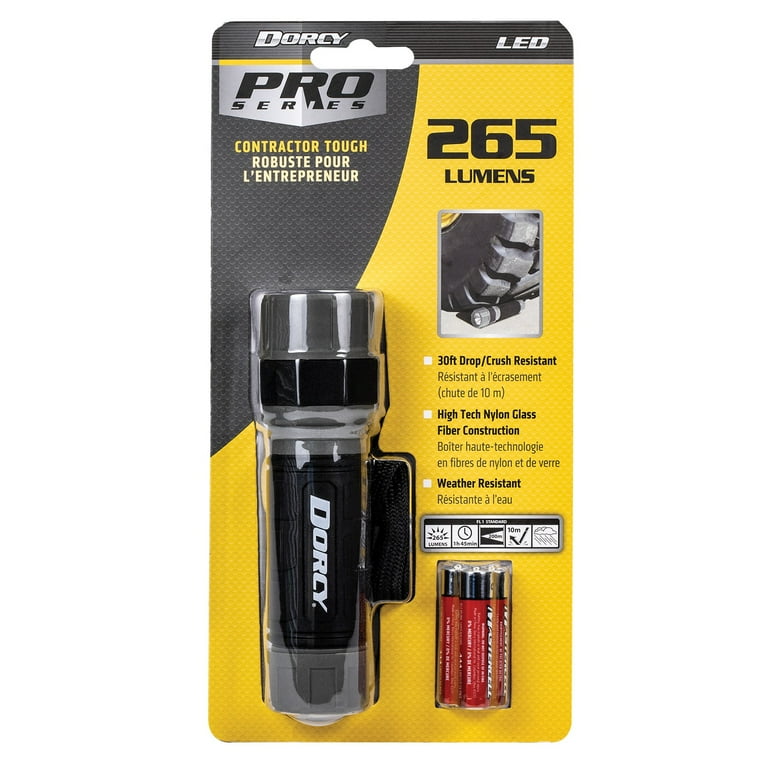 dorcy cree xr e led rechargeable flashlight Basic 1D Long Run Time Flashlight, Assorted Colors, 41-2460 The 300 Lumen Ultra HD USB Flashlight Dorcy Heavy Duty Worklight Flashlight