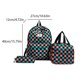 thumbnail image 5 of Mochila A Cuadros Escolar Con Almuerzo para Lápices Y Adolescentes () Verde, 5 of 5